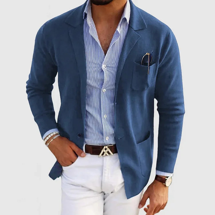Knit Blazer | Lightweight, Stretch Knit & Breathable Design for Comfortable Everyday Wear
