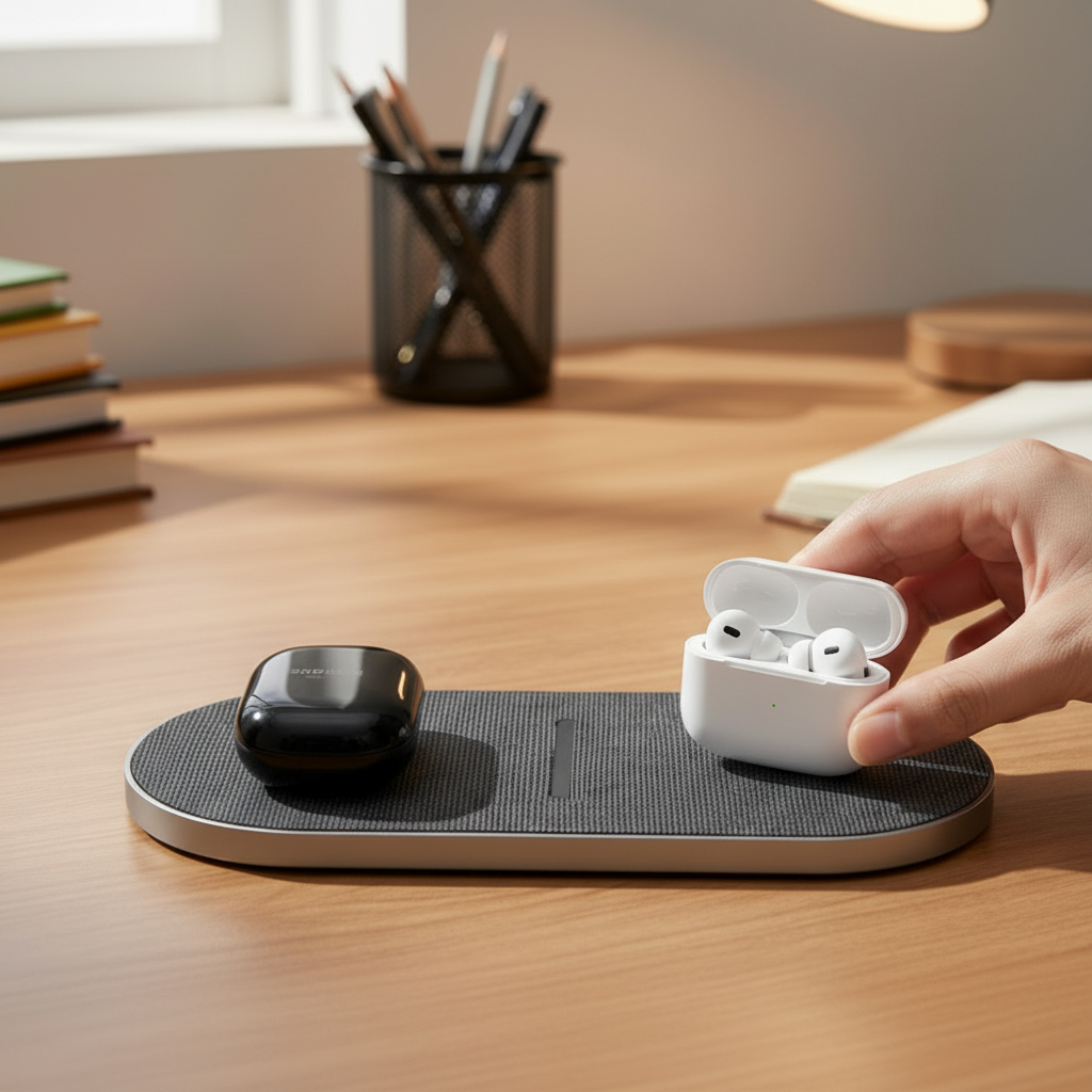 Stazione di Ricarica Wireless 40W – Carica Rapida Multipla