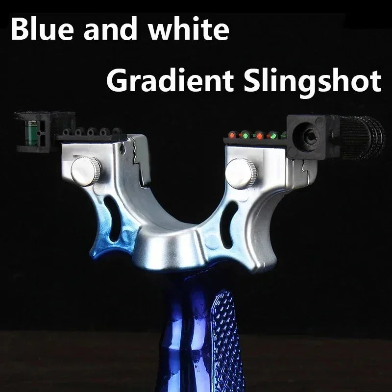 Präzisions Steinschleuder mit Gummi und Laser – Rutschfester Griff für Outdoor Schießen und Jagd