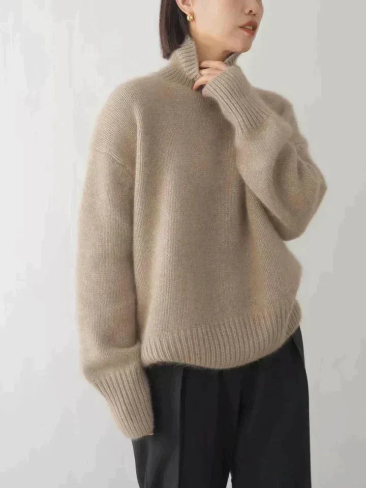 Fine Wool Turtleneck Sweater | Warm, Lightweight & Timeless Design for Women