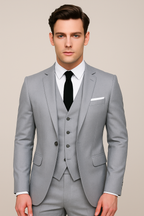 Men's Three Piece Formal Suit - Single Breasted