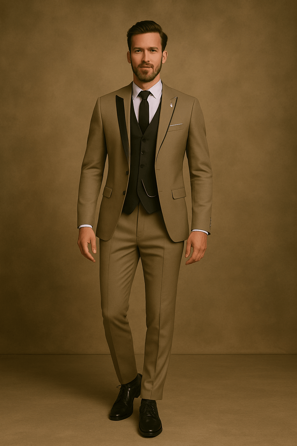 Men´s 3-Piece Slim Fit Suit - Blazer, Waistcoat & Trousers