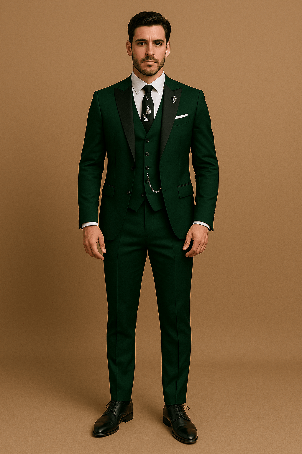 Men´s 3-Piece Slim Fit Suit - Blazer, Waistcoat & Trousers