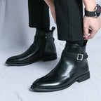 Men’s Classic Chelsea Boots | Side Zipper, Cushioned Support & Ideal for Smart Casual and Everyday Wear