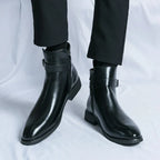 Men’s Classic Chelsea Boots | Side Zipper, Cushioned Support & Ideal for Smart Casual and Everyday Wear