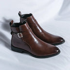 Men’s Classic Chelsea Boots | Side Zipper, Cushioned Support & Ideal for Smart Casual and Everyday Wear