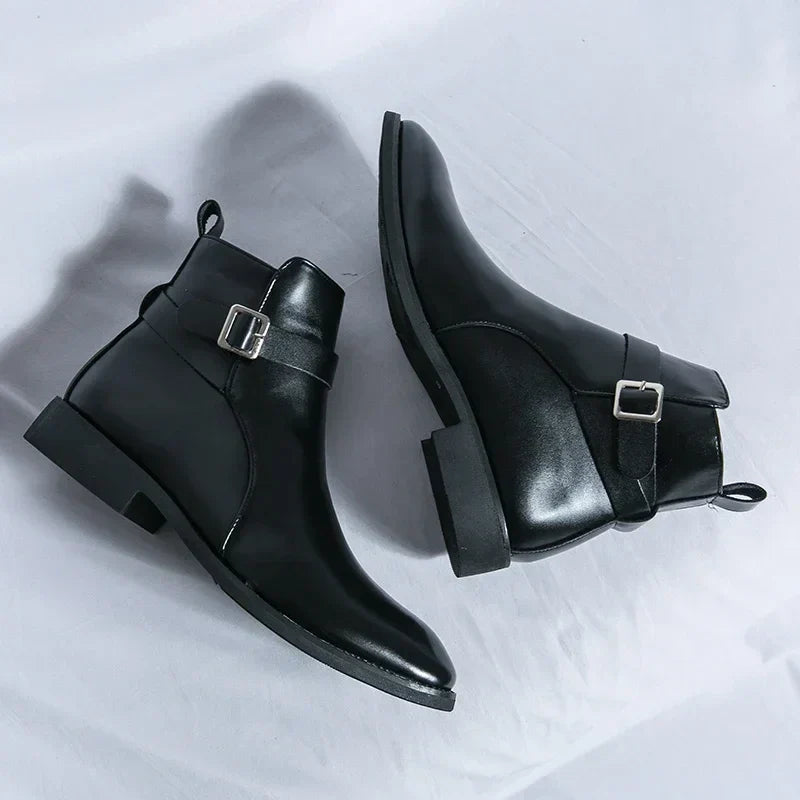 Men’s Classic Chelsea Boots | Side Zipper, Cushioned Support & Ideal for Smart Casual and Everyday Wear