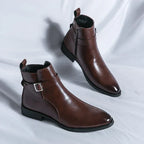 Men’s Classic Chelsea Boots | Side Zipper, Cushioned Support & Ideal for Smart Casual and Everyday Wear