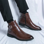 Men’s Classic Chelsea Boots | Side Zipper, Cushioned Support & Ideal for Smart Casual and Everyday Wear