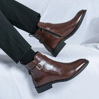 Men’s Classic Chelsea Boots | Side Zipper, Cushioned Support & Ideal for Smart Casual and Everyday Wear