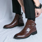 Men’s Classic Chelsea Boots | Side Zipper, Cushioned Support & Ideal for Smart Casual and Everyday Wear
