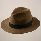 Men’s Handmade Panama Hat | Wide Brim, Classic Crown & Ideal for Spring/Summer Smart Casual Wear