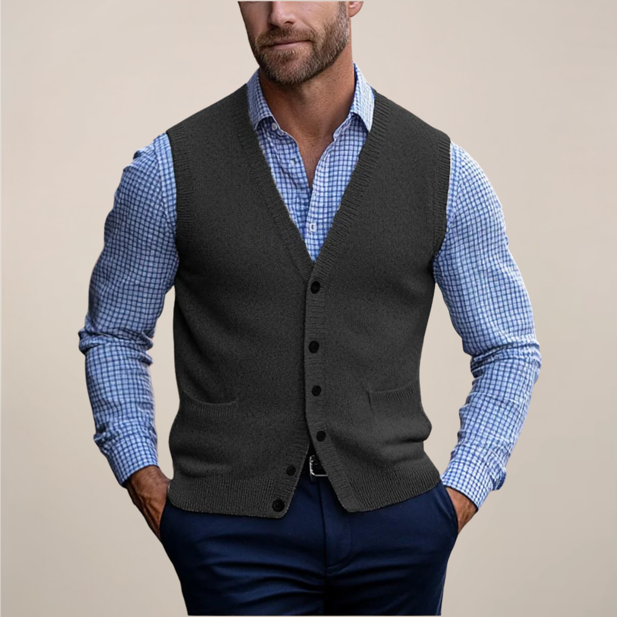 Men´s sleeveless sweater vest