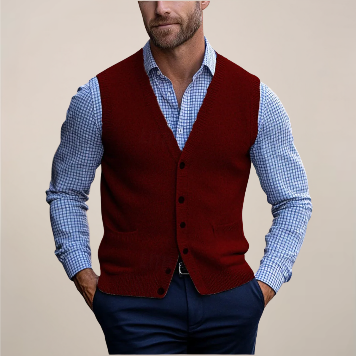 Men´s sleeveless sweater vest
