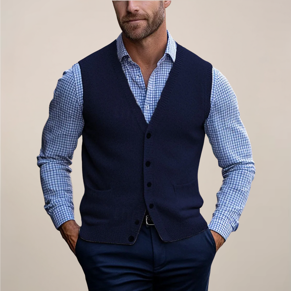 Men´s sleeveless sweater vest
