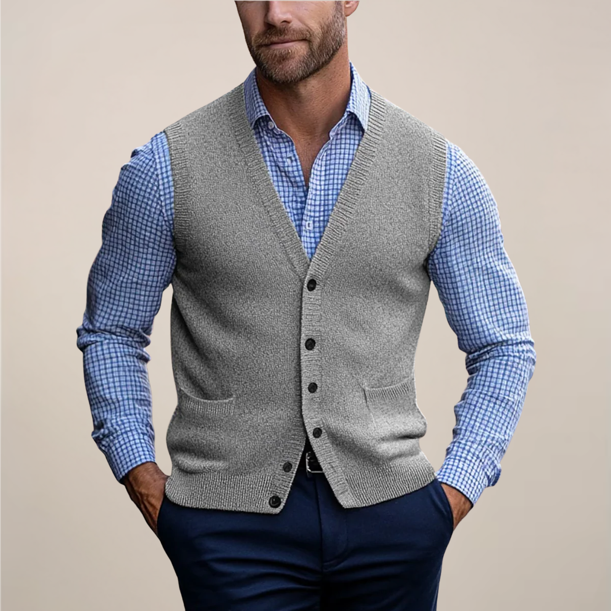 Men´s sleeveless sweater vest