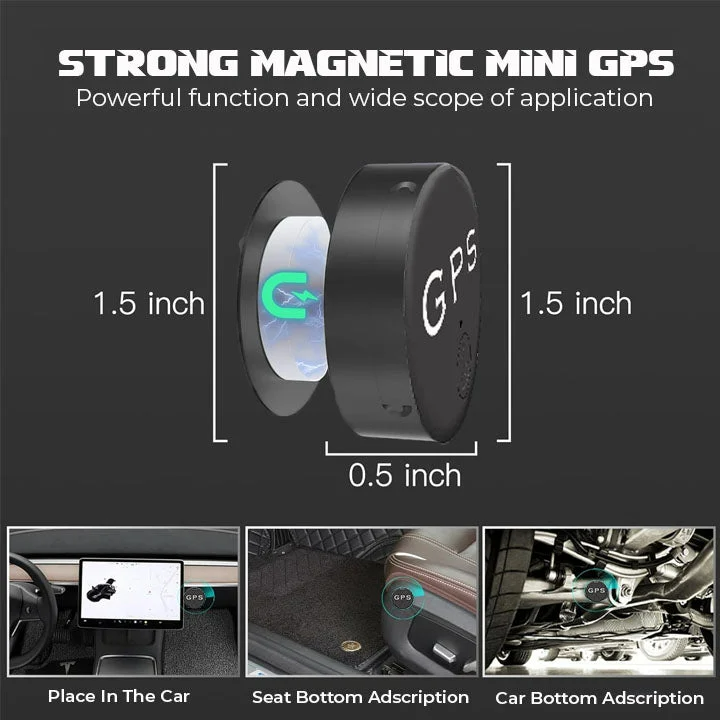 Mini GPS Tracker mit Magnet für Auto & Fahrrad – Android GPS-Ortung in Echtzeit