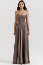 Satin Maxi Dress