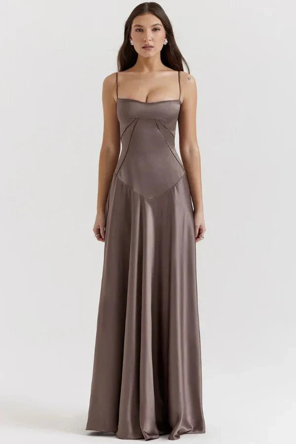 Satin Maxi Dress