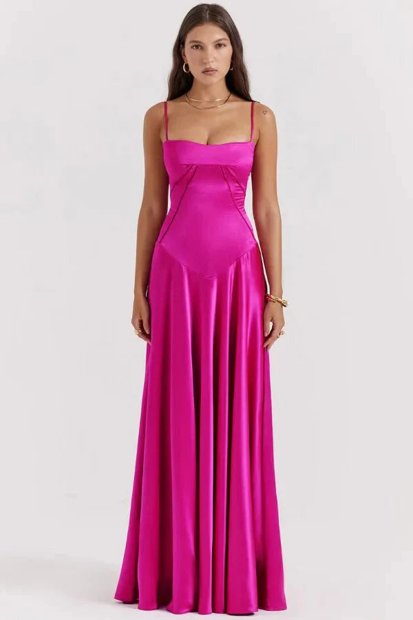 Satin Maxi Dress