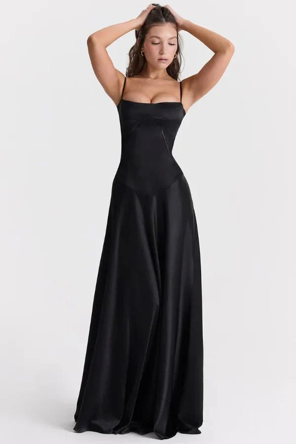 Satin Maxi Dress