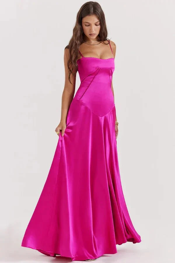 Satin Maxi Dress
