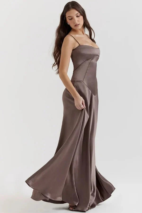 Satin Maxi Dress