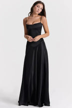 Satin Maxi Dress