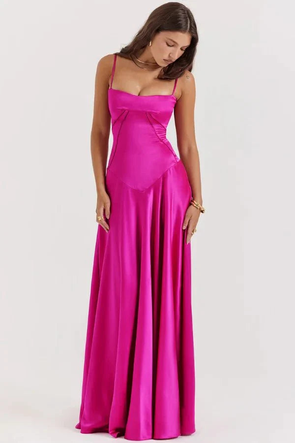 Satin Maxi Dress