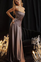 Satin Maxi Dress