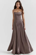 Satin Maxi Dress