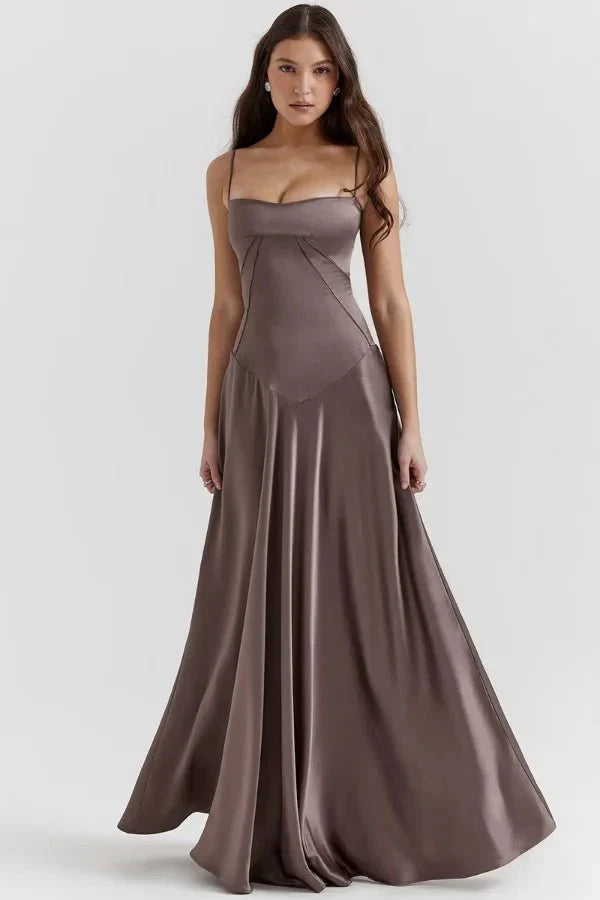 Satin Maxi Dress