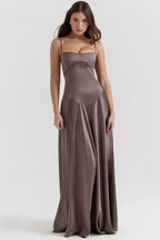 Satin Maxi Dress