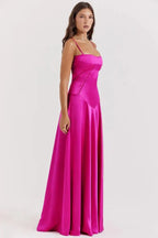 Satin Maxi Dress
