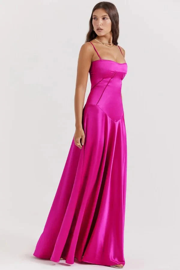 Satin Maxi Dress
