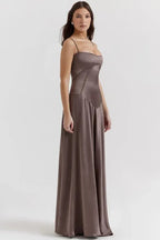 Satin Maxi Dress