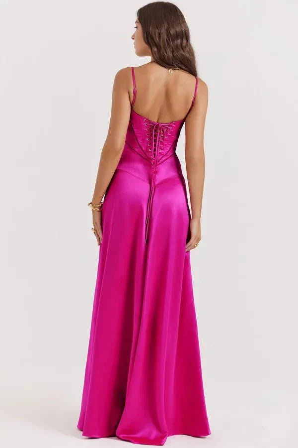 Satin Maxi Dress