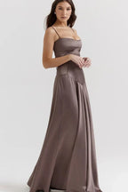 Satin Maxi Dress