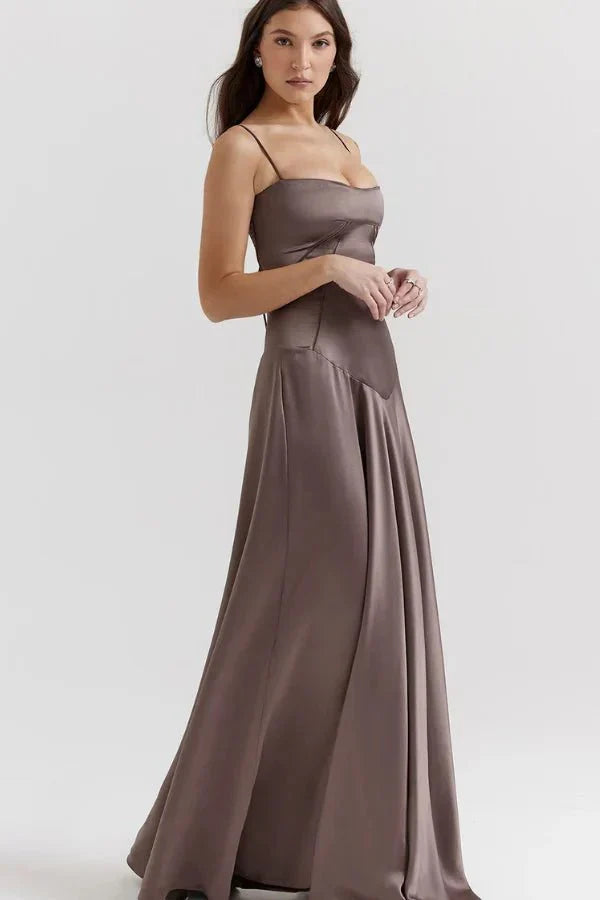 Satin Maxi Dress
