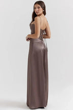 Satin Maxi Dress