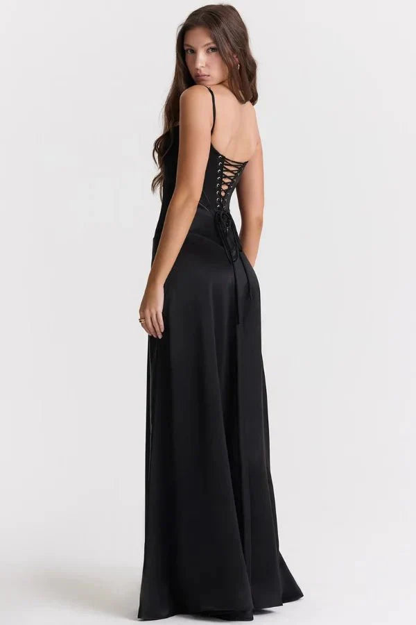 Satin Maxi Dress