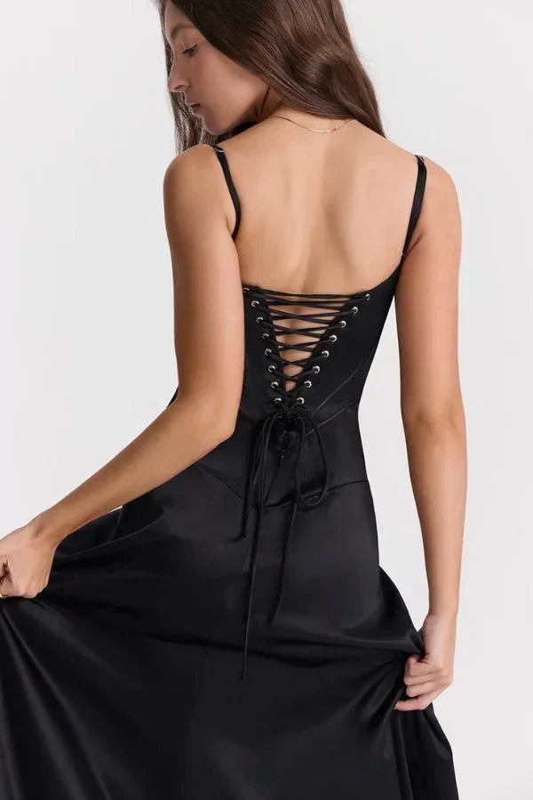 Satin Maxi Dress