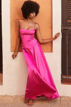 Satin Maxi Dress