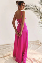 Satin Maxi Dress