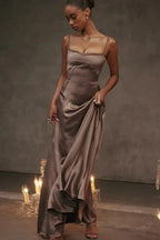 Satin Maxi Dress