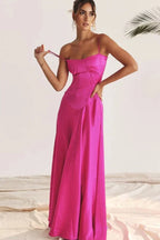 Satin Maxi Dress