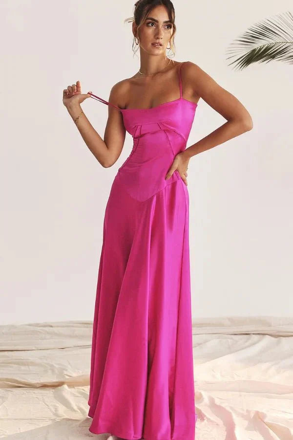 Satin Maxi Dress