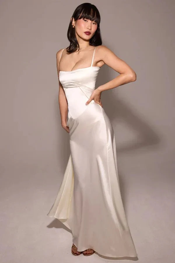 Satin Maxi Dress