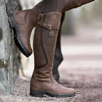 Women's Knee-High Waterproof Boots | Adjustable Buckle Strap & Rugged Grip Sole for All-Weather Protection