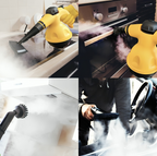 Dampfreiniger Steam Cleaner – Chemiefreie Tiefenreinigung mit 3 Bar Druck & 8 Aufsätzen für Haushalt